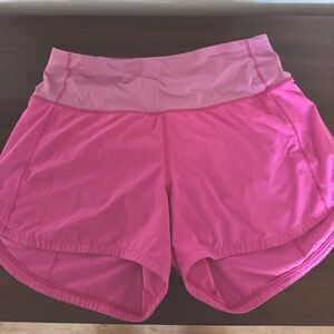 Hot pink Speed Up High-Rise Lined Short 4"